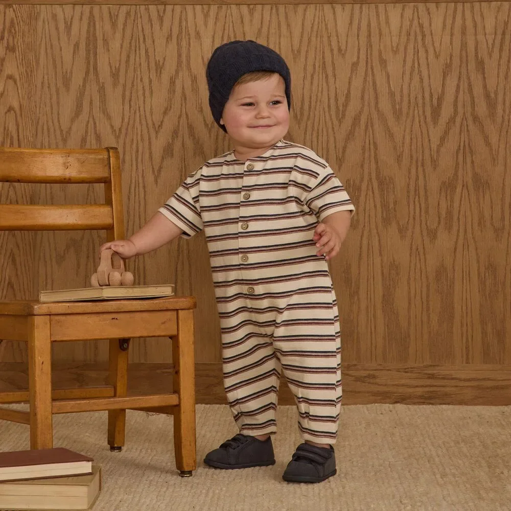 NWT Rylee + Cru Hayes Vintage Stripe Jumpsuit for Kids - Picture 2 of 3